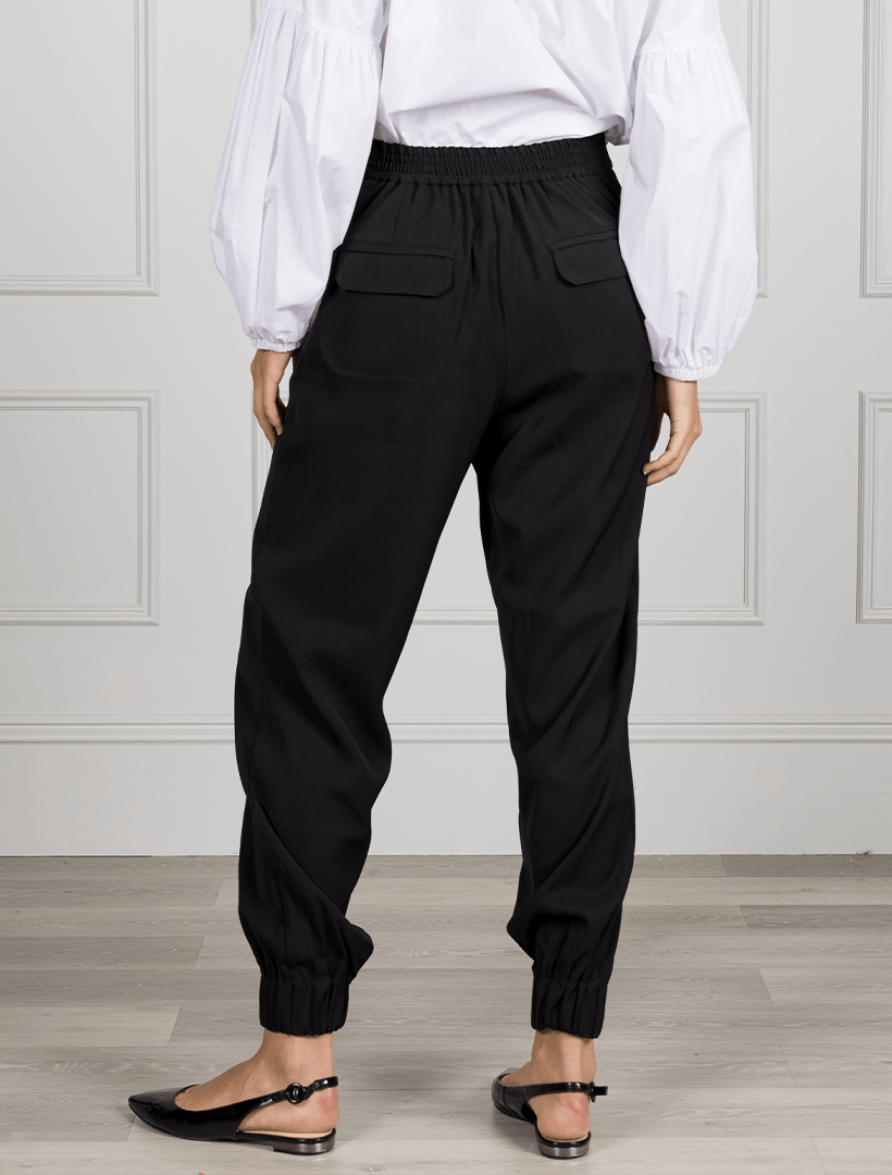 The Hendrix Cuffed Pants Black - FINAL SALE - Zjoosh