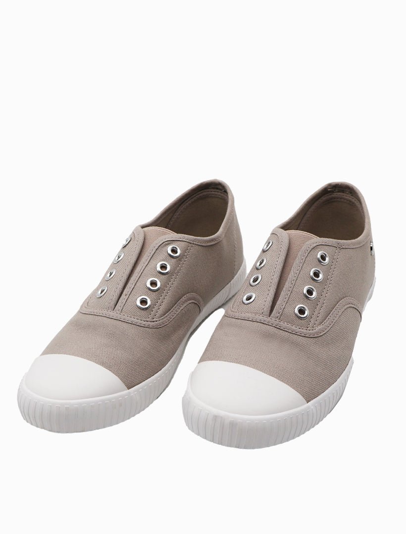 The Penny Plimsole Beige - Zjoosh