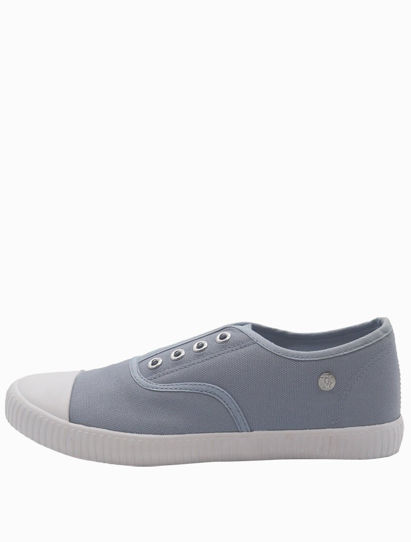 The Penny Plimsole Light Blue - Zjoosh