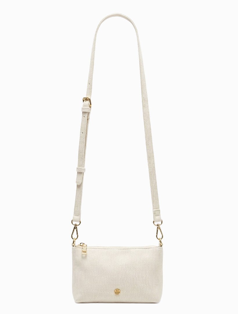 The Sadia Canvas Bag Ecru - Zjoosh