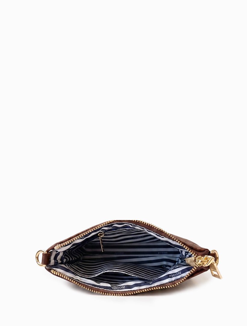 The Sadia Eco Suede Bag Chocolate - Zjoosh