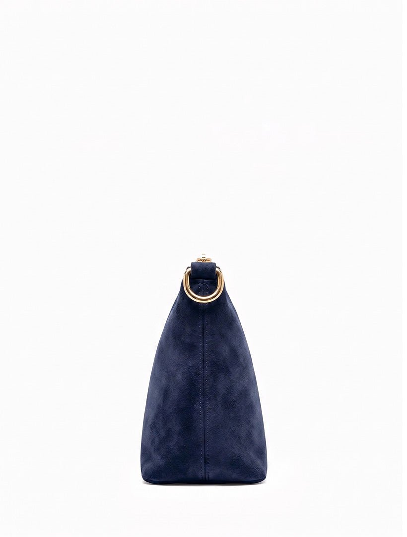 The Sadia Eco Suede Bag Navy - Zjoosh
