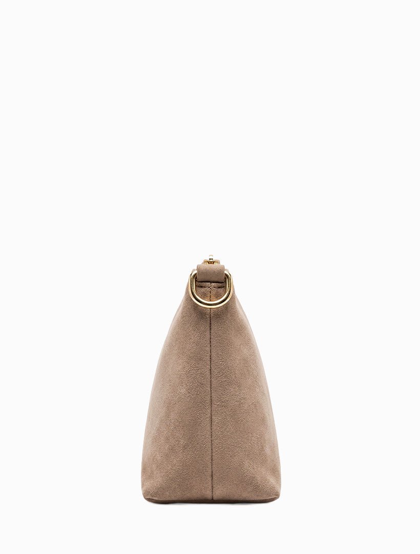 The Sadia Eco Suede Bag Tan - Zjoosh
