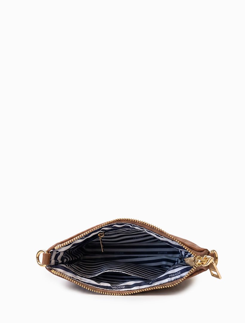 The Sadia Eco Suede Bag Tan - Zjoosh