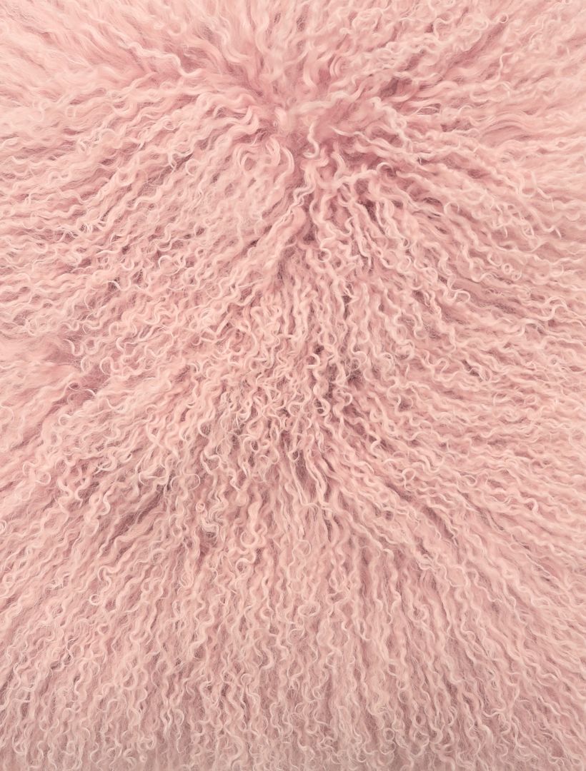 Tibetan Fur Cushion Blush - Zjoosh