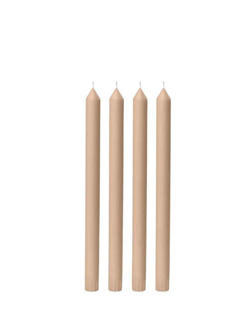 Toffee 30cm Dinner Candle (Pack of 4) - Zjoosh