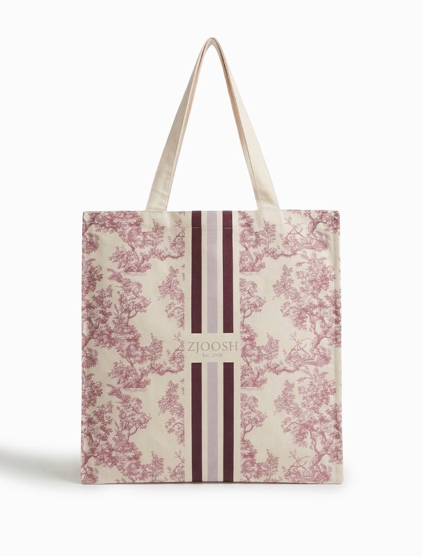 Toile Canvas Tote Pinot - Zjoosh