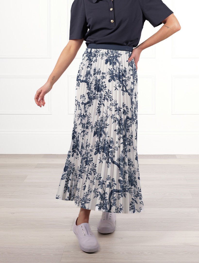 Toile Skirt Navy - Zjoosh