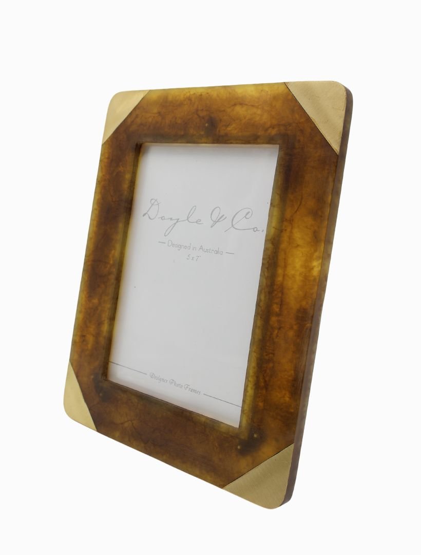 Tortoise Shell Resin Frame 5x7 - Zjoosh