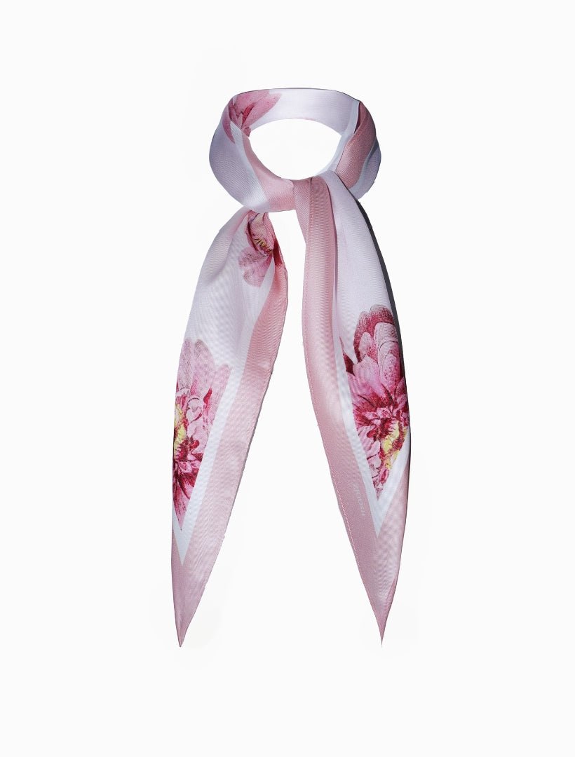 Trapezoid Scarf Peonies - FINAL SALE - Zjoosh