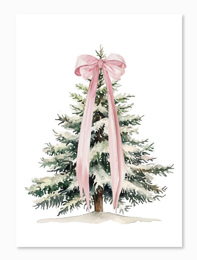 Tree Long Bow Card - Zjoosh