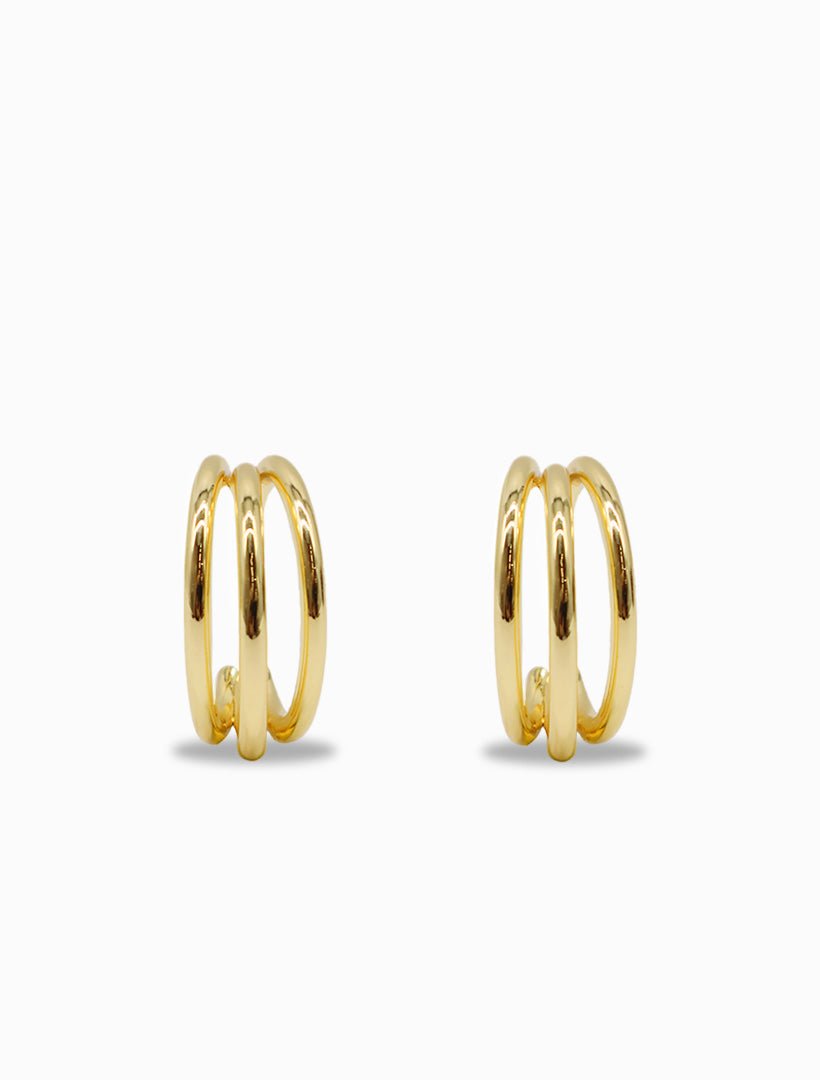 Triple Hoops Gold - Zjoosh