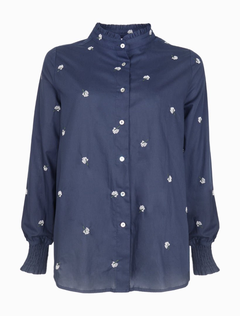 Tulip Shirt Navy - FINAL SALE - Zjoosh
