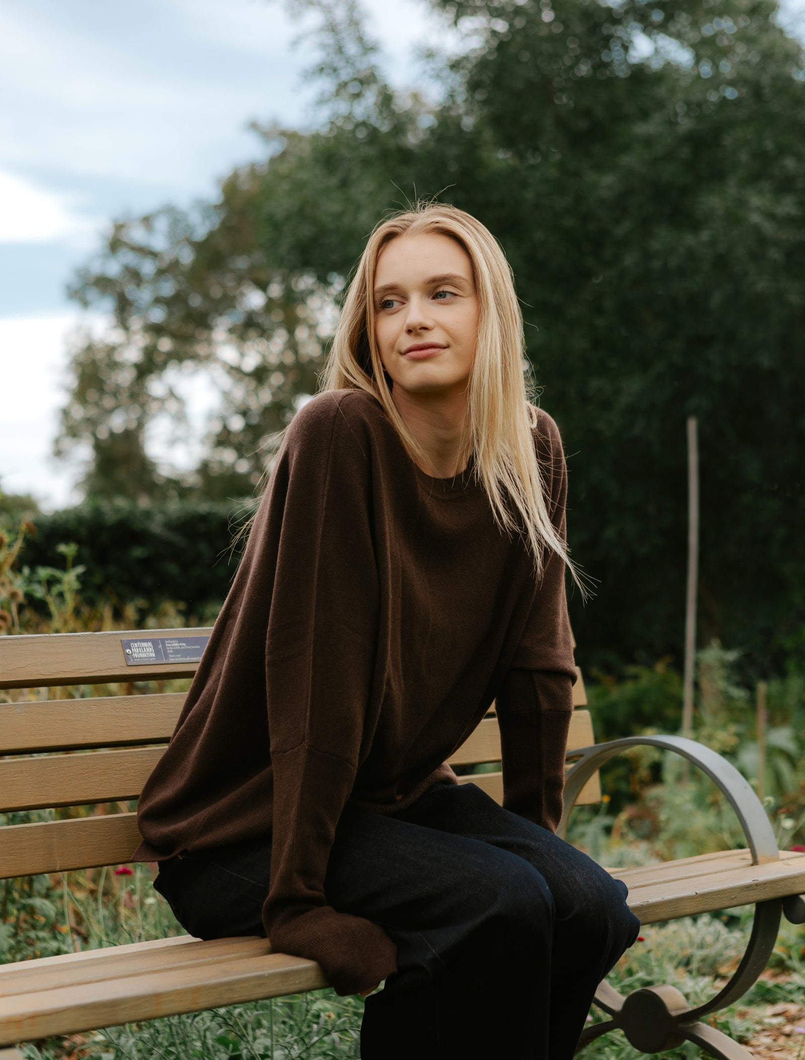Vanessa Jumper Chocolate Free Size - Zjoosh