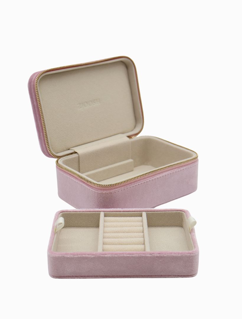 Rectangle Jewellery Case Pink