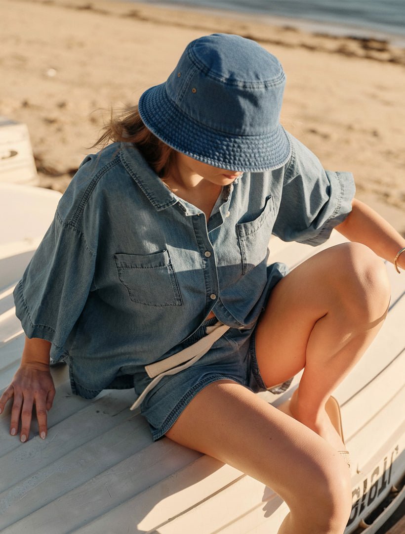 Venus Denim Bucket Hat - Zjoosh
