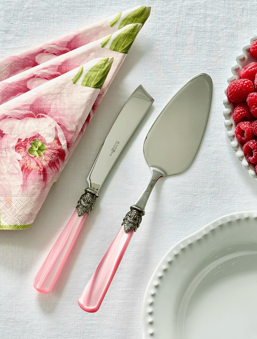 Verona 2 Piece Cake Server Pink - Zjoosh