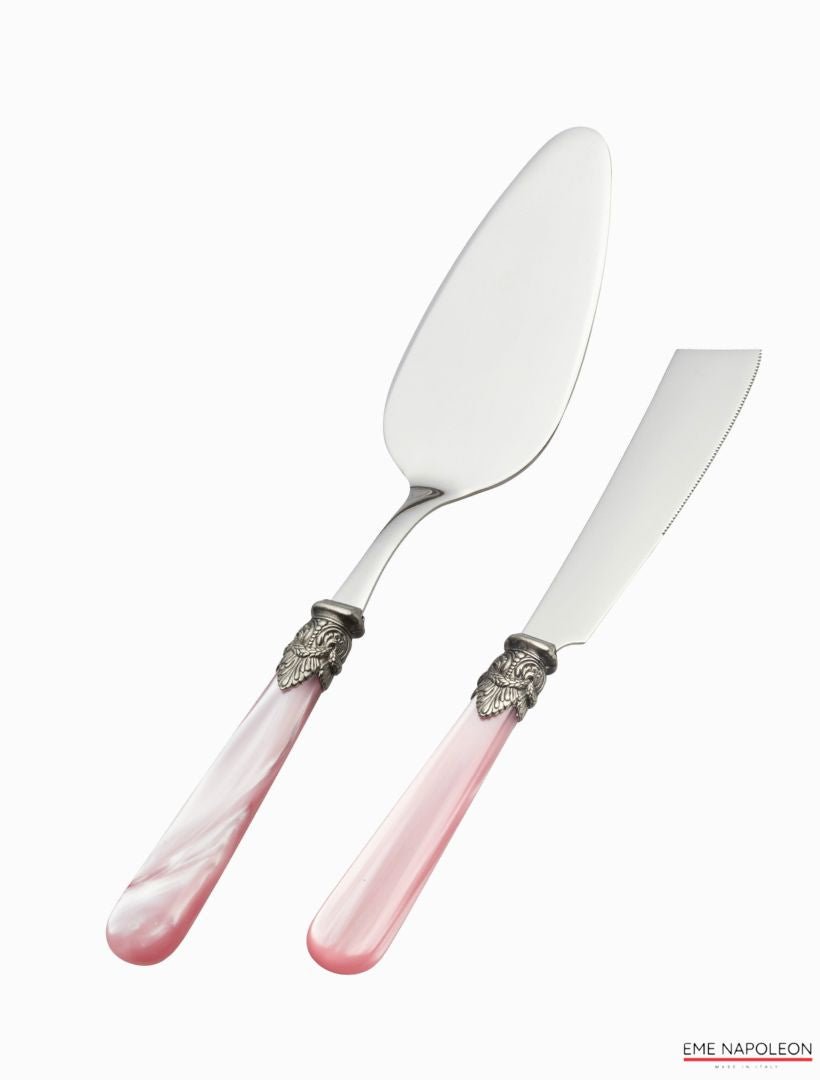 Verona 2 Piece Cake Server Pink - Zjoosh