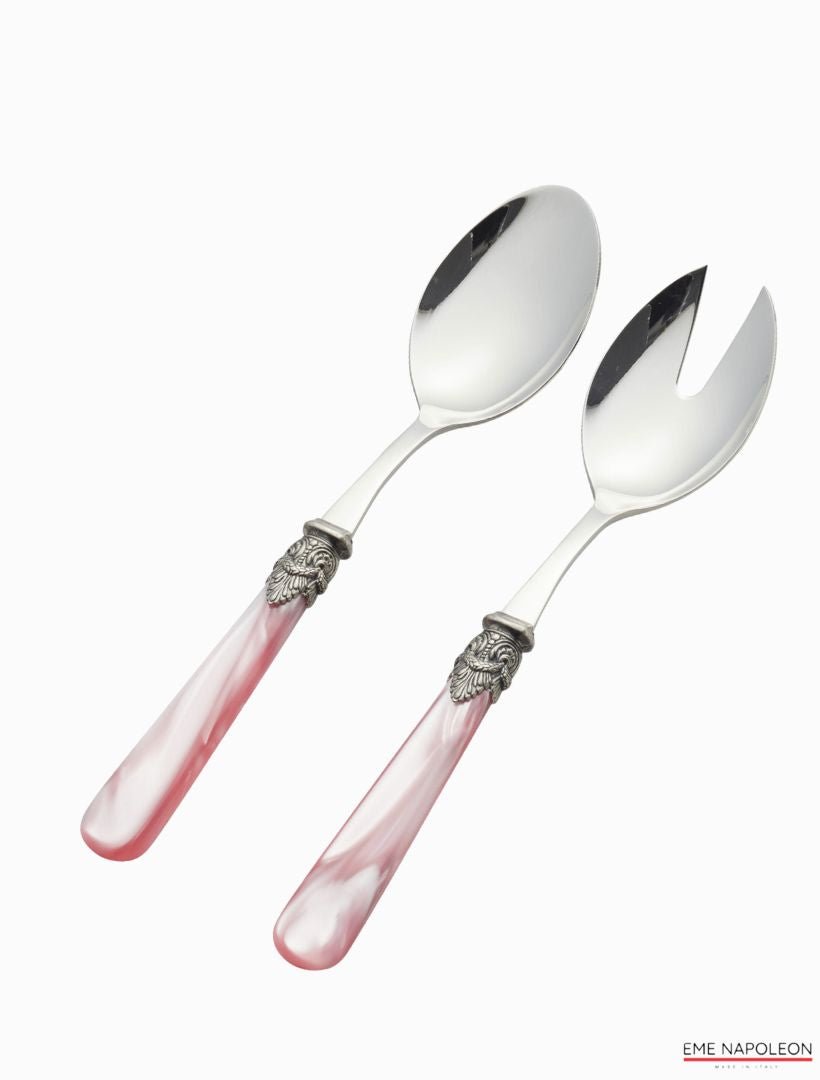 Verona 2 Piece Salad Server Pink - Zjoosh