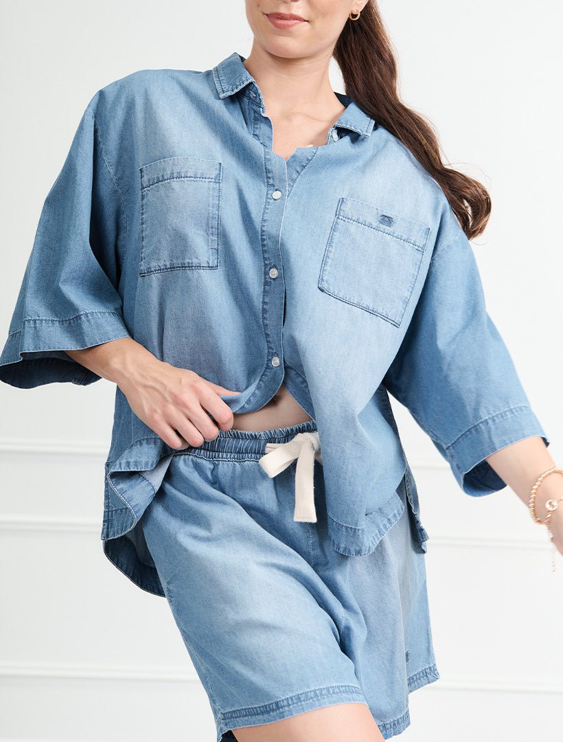 Veronique Denim Shirt - FINAL SALE - Zjoosh