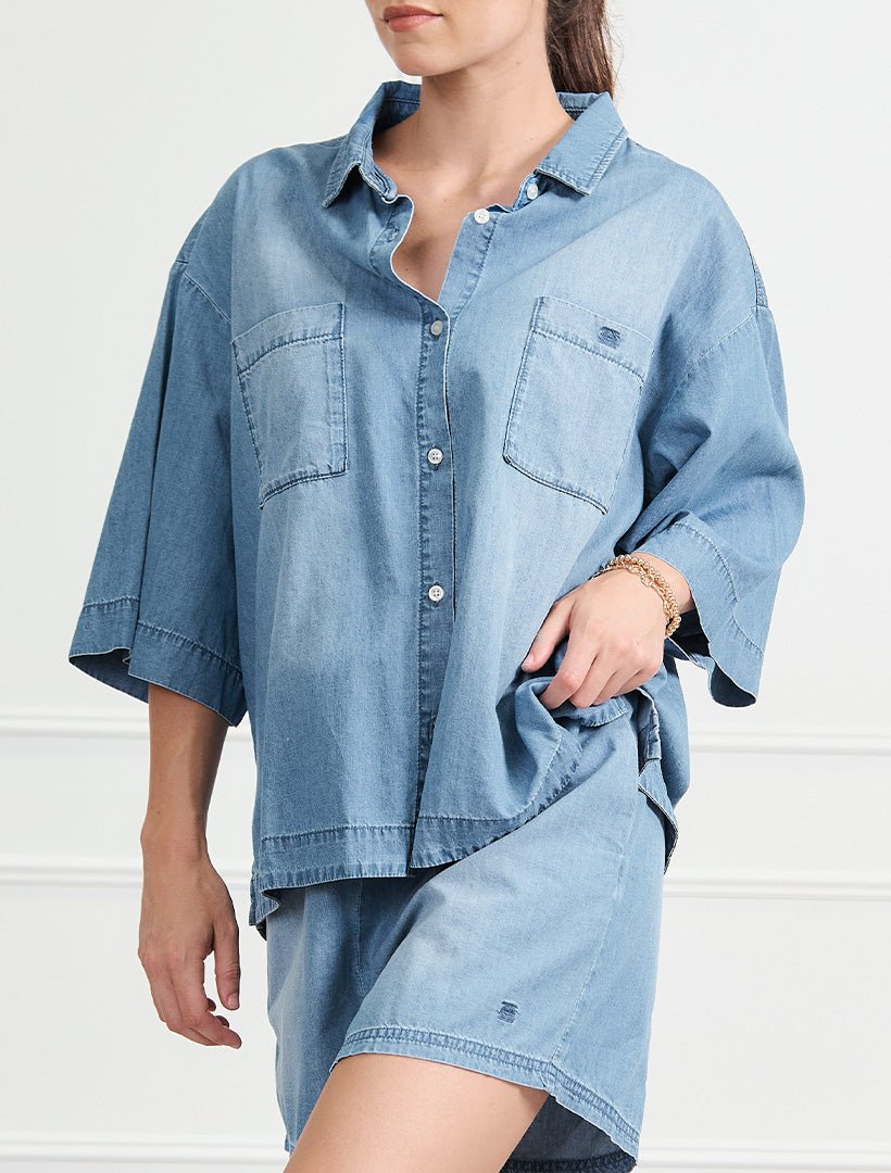 Veronique Denim Shirt - FINAL SALE - Zjoosh