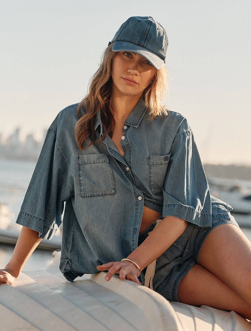 Veronique Denim Shirt - FINAL SALE - Zjoosh