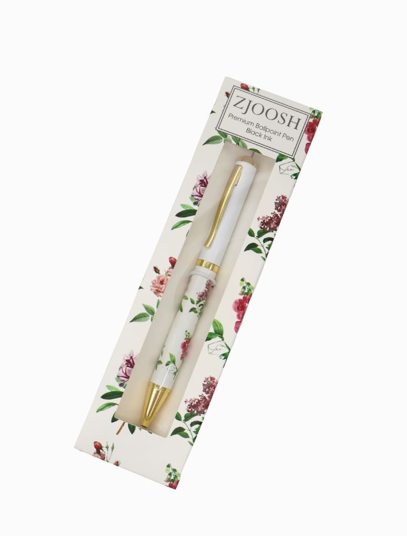 Vintage Botanical Pen Pink - Zjoosh