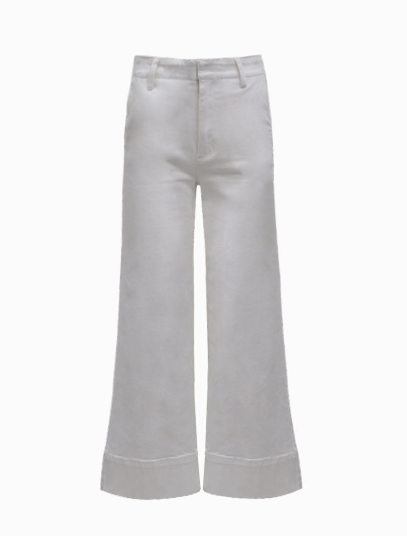 Wanda Denim Pant White - Zjoosh