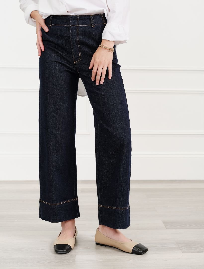 Wanda Denim Pants Ink - Zjoosh