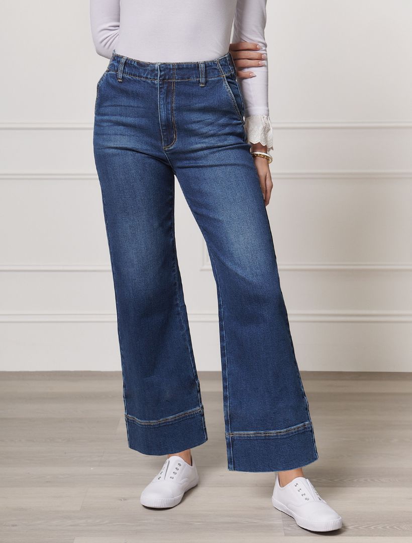 Wanda Long Leg Denim Jean Indigo - Zjoosh