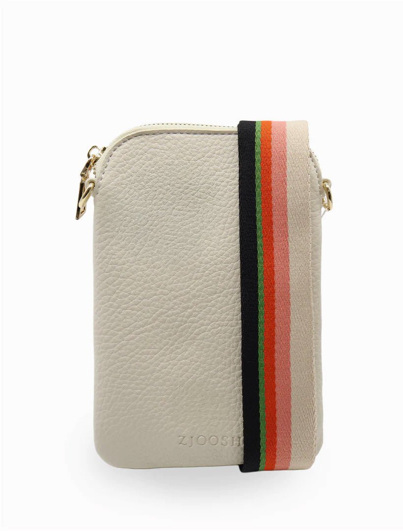 Wanderer Cross Body Bag Ecru - Zjoosh