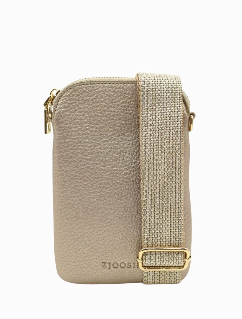 Wanderer Cross Body Bag Gold - Zjoosh