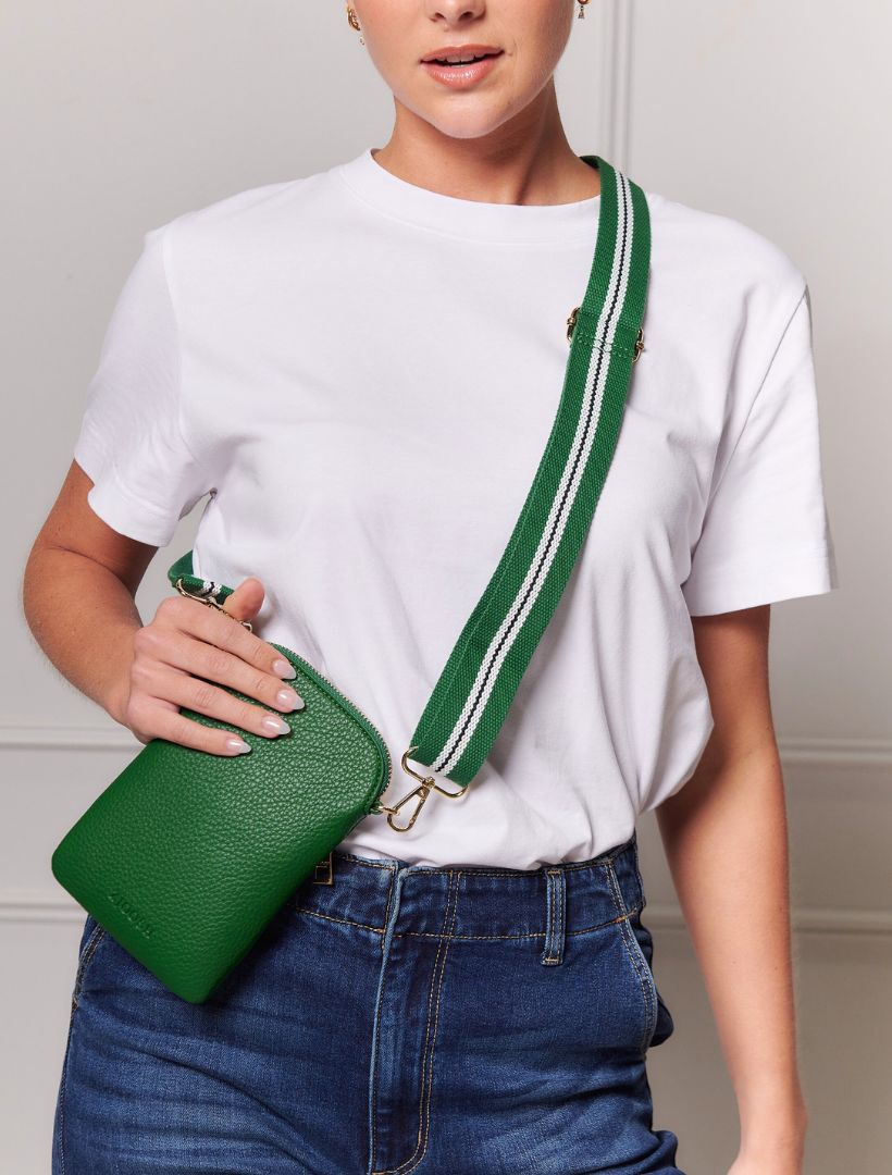 Wanderer Cross Body Bag Meadow Green Zjoosh