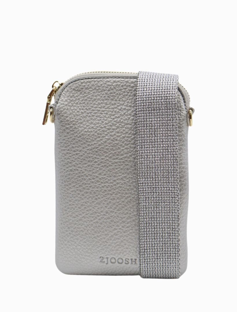 Wanderer Cross Body Bag Silver - Zjoosh