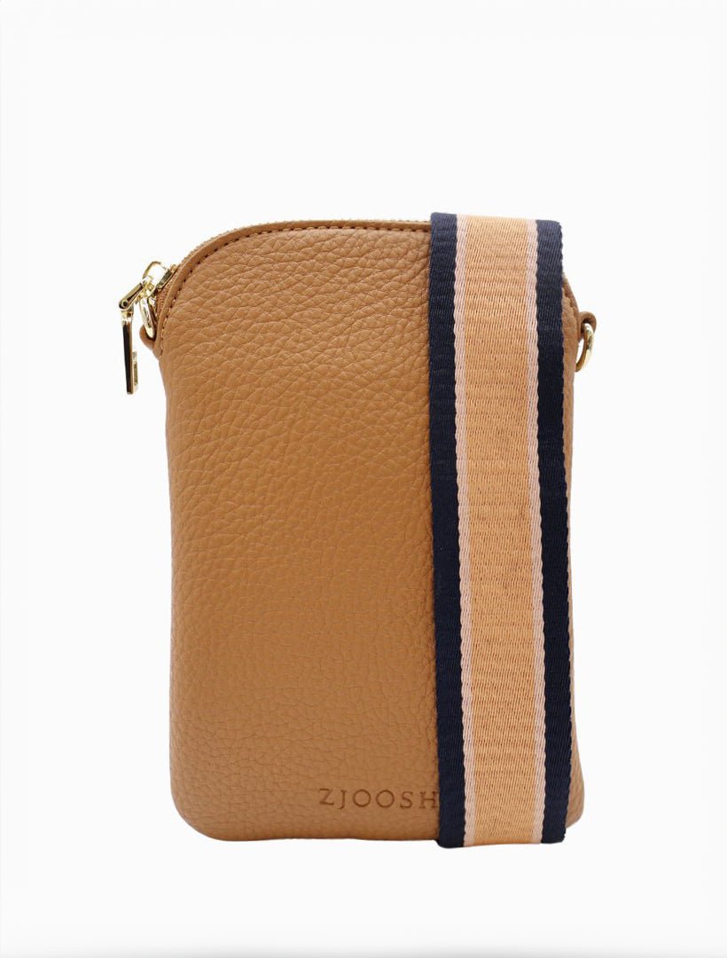 Wanderer Cross Body Bag Tan - Zjoosh