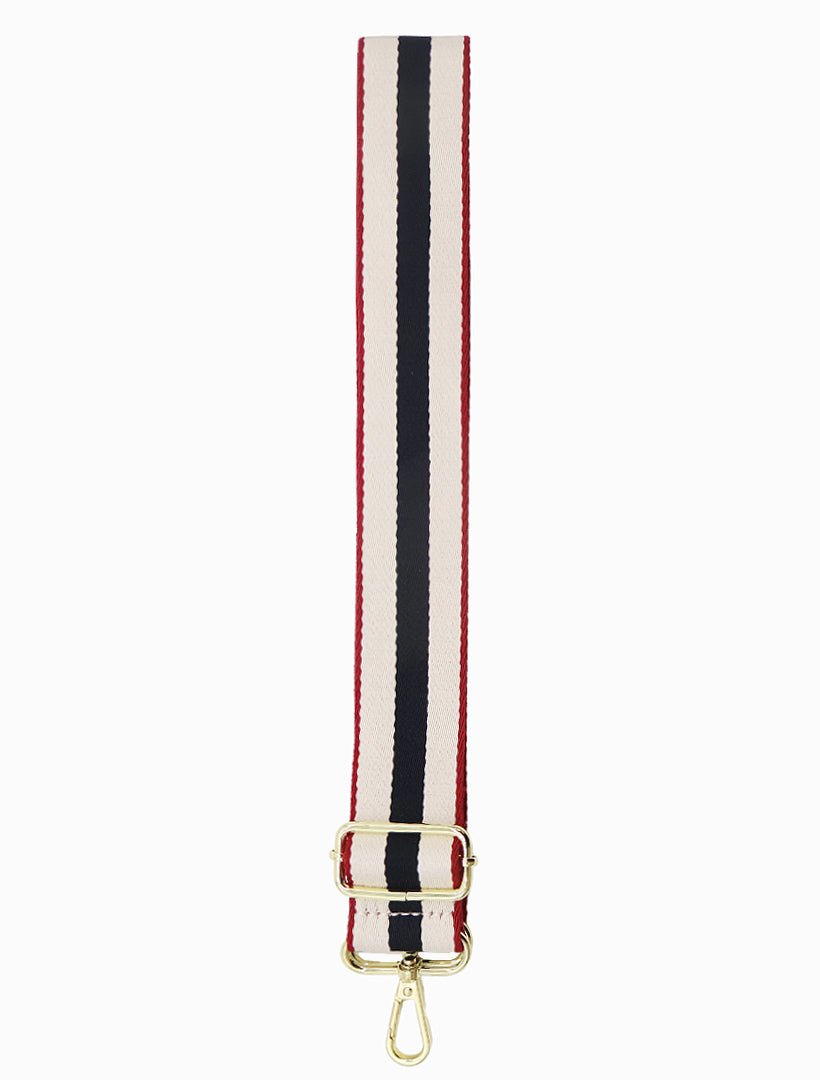 Webbing Bag Strap Red Black White - Zjoosh