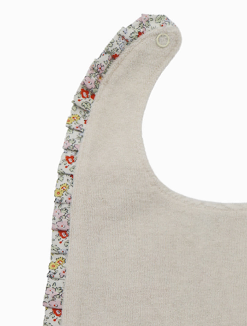 Ditsy Bib White