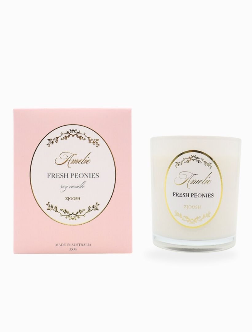 Zjoosh Candle Amelie Fresh Peonies - Zjoosh