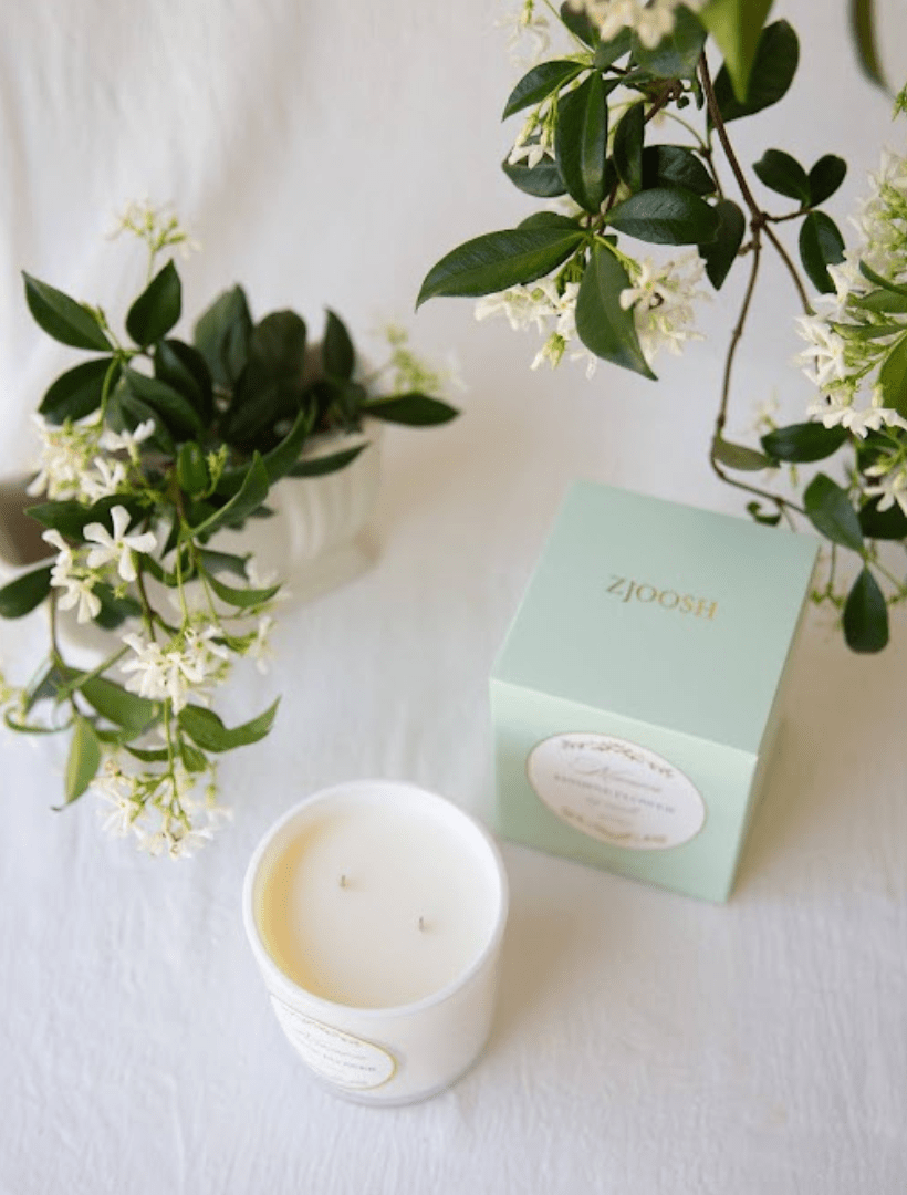 Zjoosh Candle Manon Jasmine Flower - Zjoosh