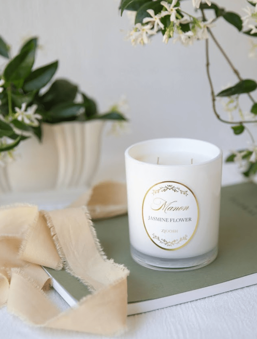 Zjoosh Candle Manon Jasmine Flower - Zjoosh