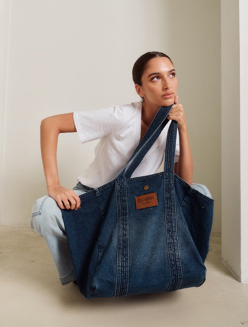 Zjoosh Classic Tote Bag Denim - Zjoosh