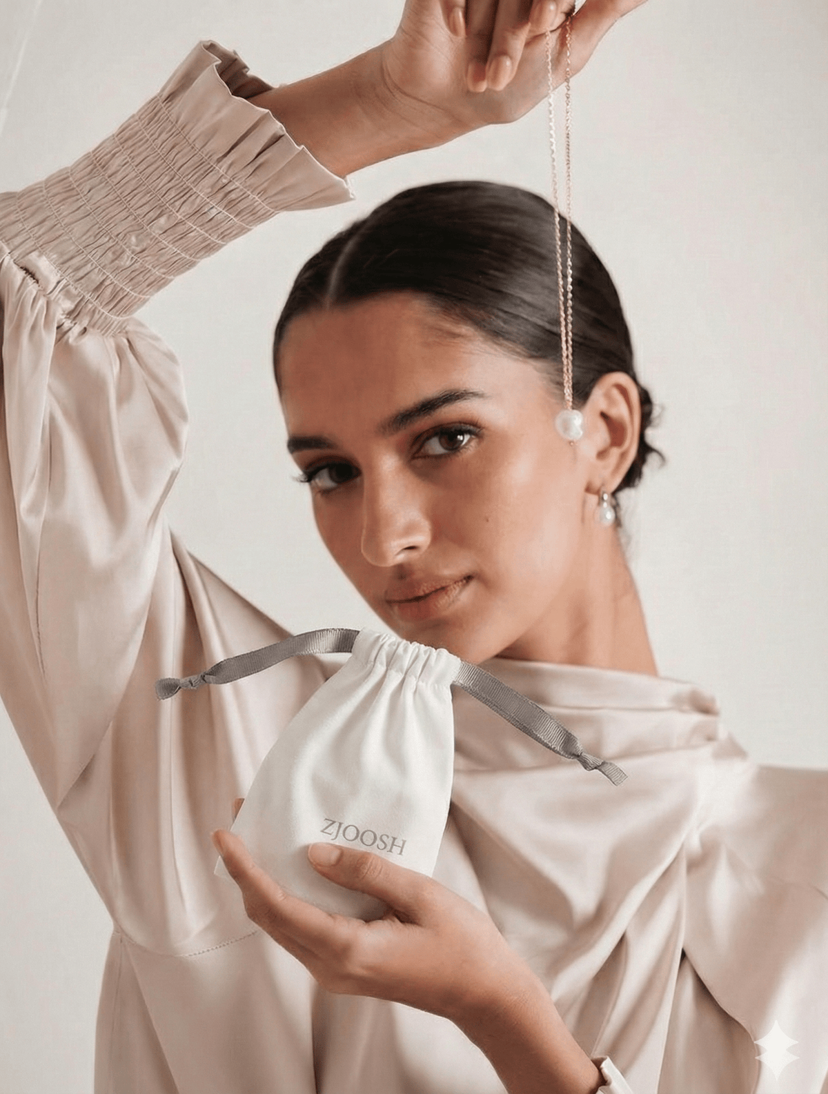 Zjoosh Cotton Jewellery Pouch - Zjoosh