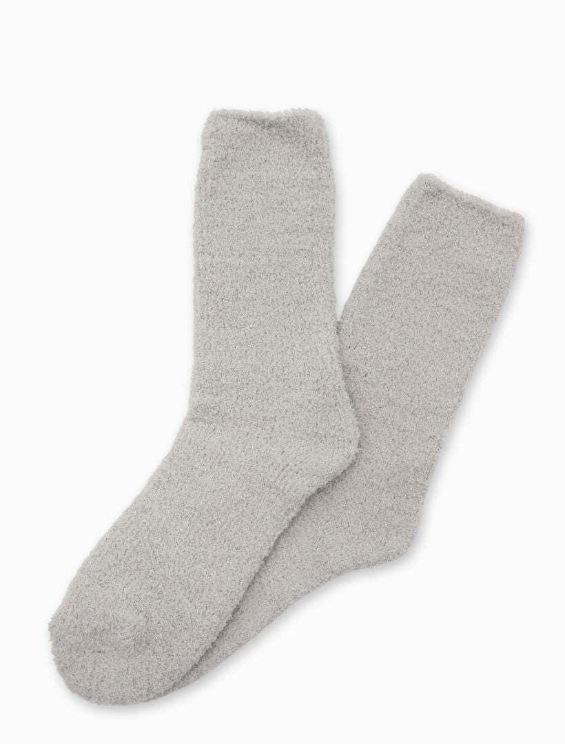 Zjoosh Plush Bed Socks Grey - Zjoosh