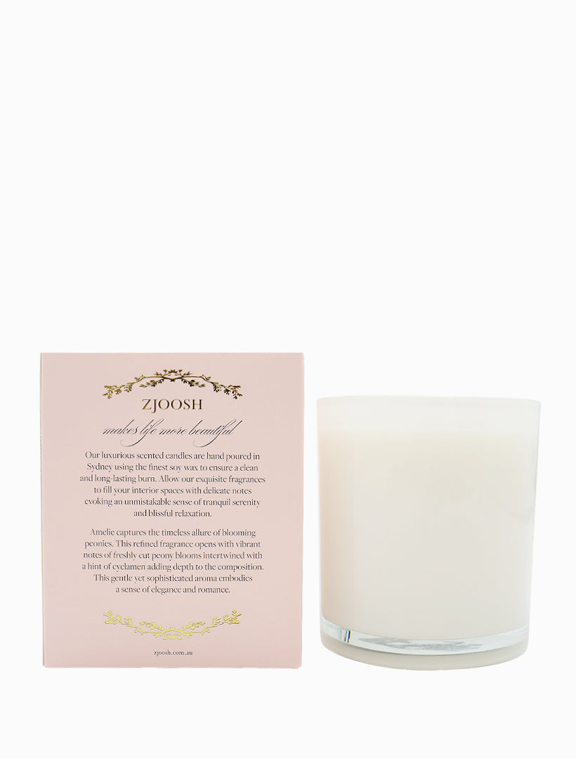 Zjoosh Candle Amelie Fresh Peonies