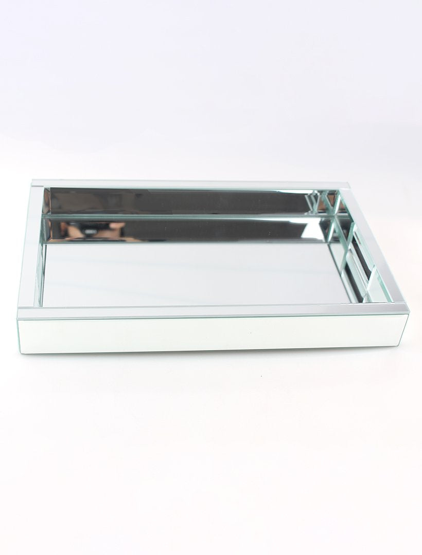 Mirrored Tray Large