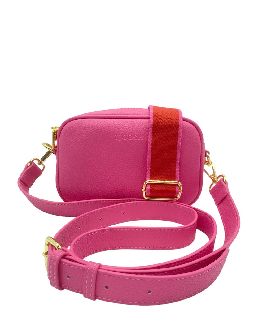 Ruby Sports Cross Body Bag Bright Pink - Zjoosh