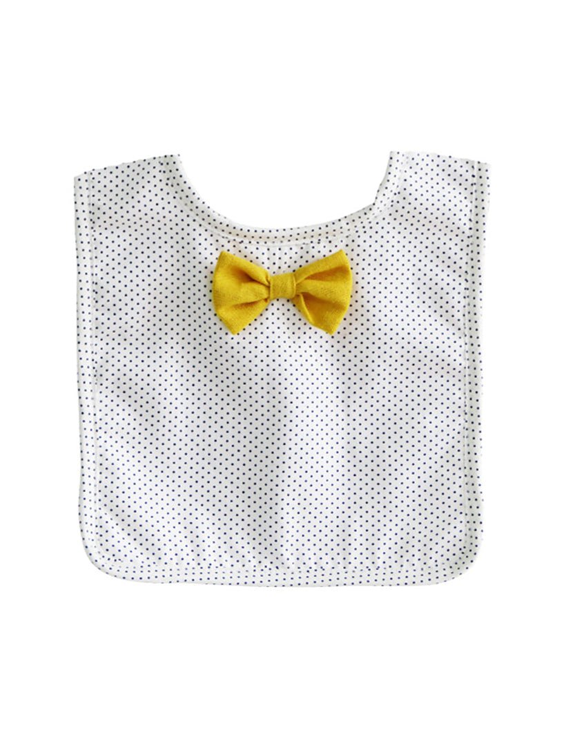 Bow Tie Bib Navy Pinspot - Zjoosh
