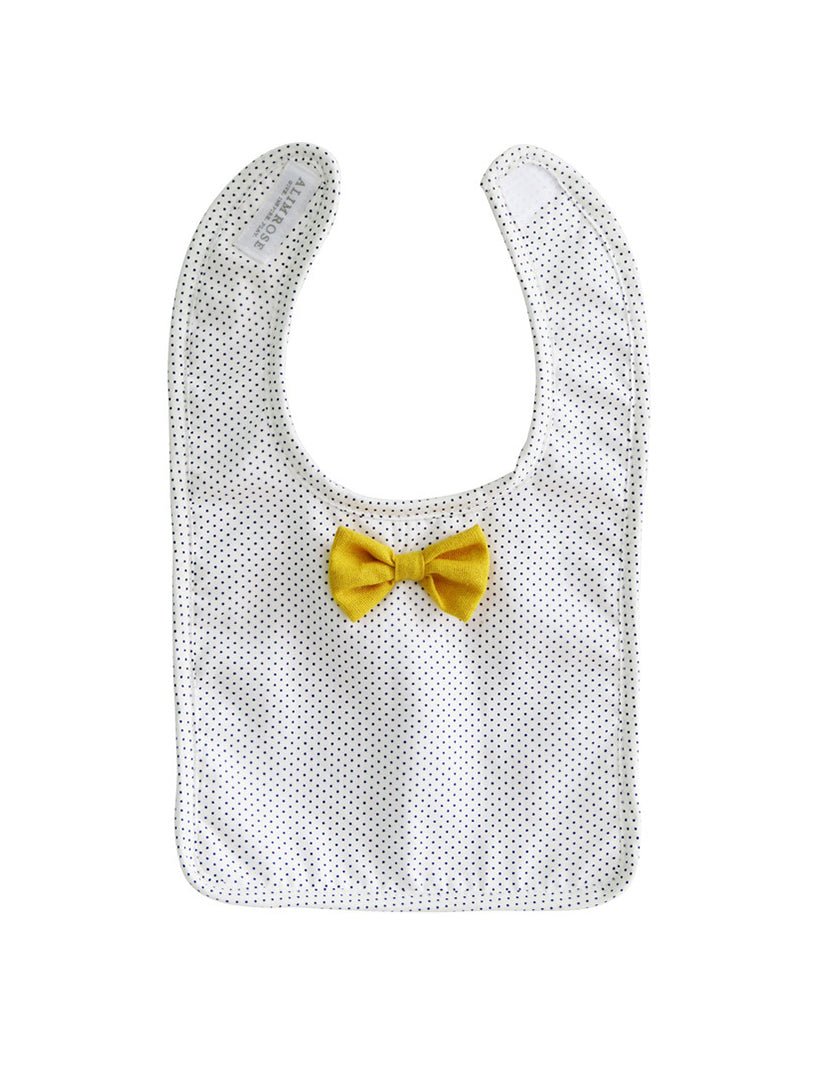 Bow Tie Bib Navy Pinspot - Zjoosh
