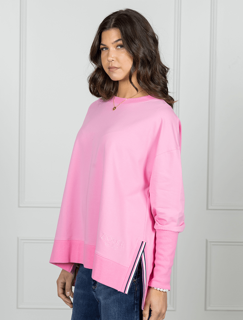Claudia Sweatshirt Pink - Zjoosh