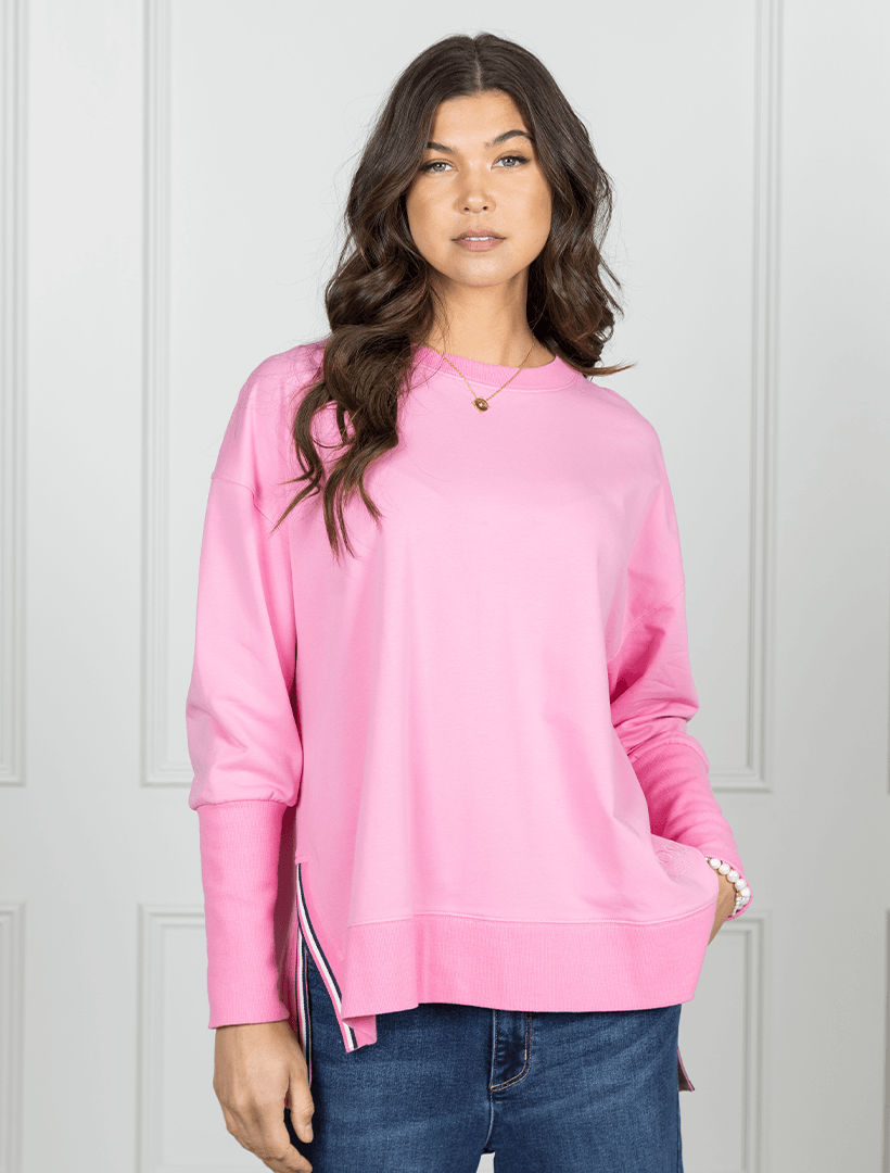 Claudia Sweatshirt Pink - Zjoosh